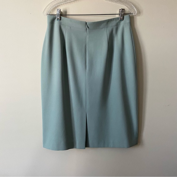 Mint Green Lined A Line Skirt 12P - Picture 2 of 8